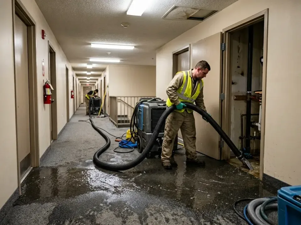 multi-unit-apartment-hallway-f-005 — frequently asked questions, Emergency Burst Pipe Water Extraction & Removal in Tangerin…